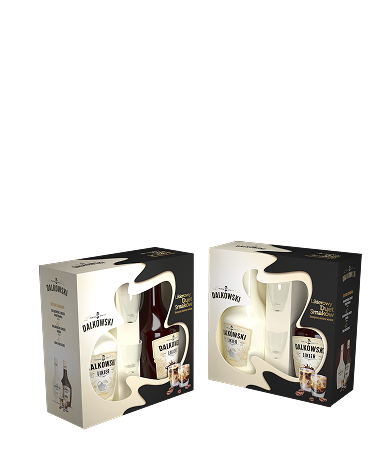 Dwupak: Dalkowski Likier Śmietanka 350 ml, Dalkowski Likier Kawa